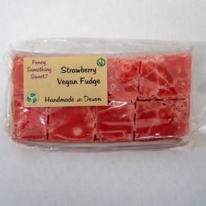 vegan strawberry fudge